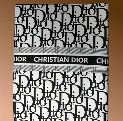 dior flower wrapping paper